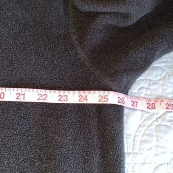 Cabelas Black Half Zip Fleece Pullover Outdoor Warm Layer L Reg - Picture 8 of 8